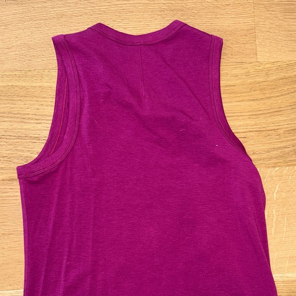 Lululemon classic fit cotton blend Sleeveless Magenta pink mini Dress size 4 - Picture 7 of 8